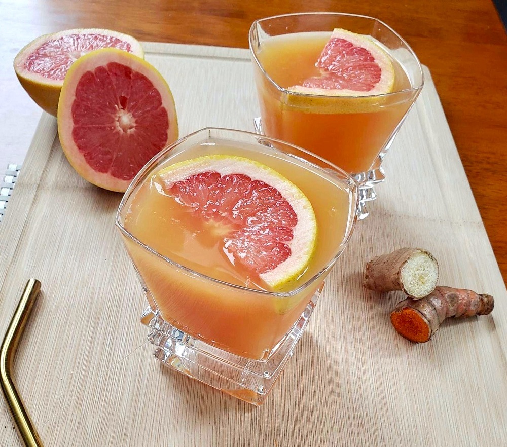 ginger turmeric grapefruit juice