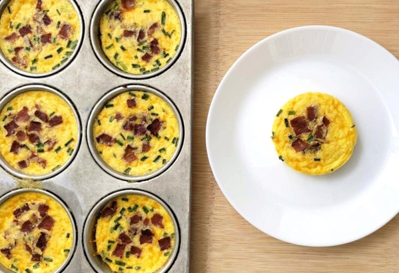 Turkey Bacon and Cheese Egg Bites Recipe The Leaf