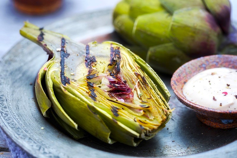 grilled artichokes