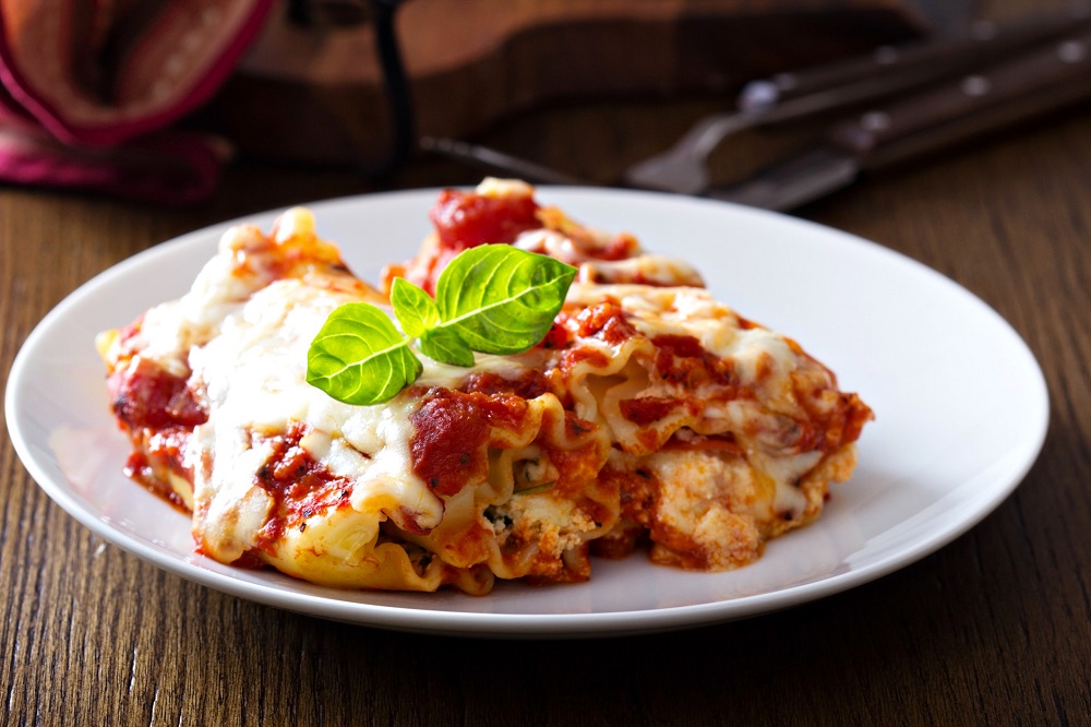 shrimp and spinach lasagna rolls