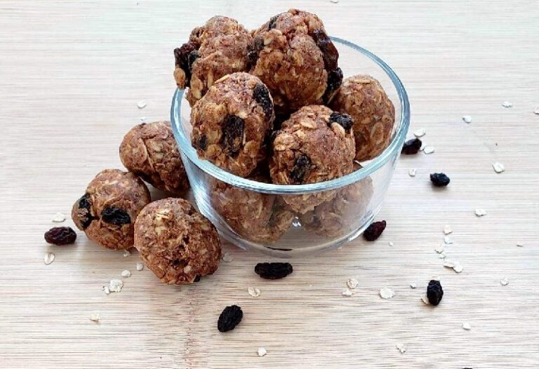 Oatmeal Raisin Cookie Dough Balls The Leaf