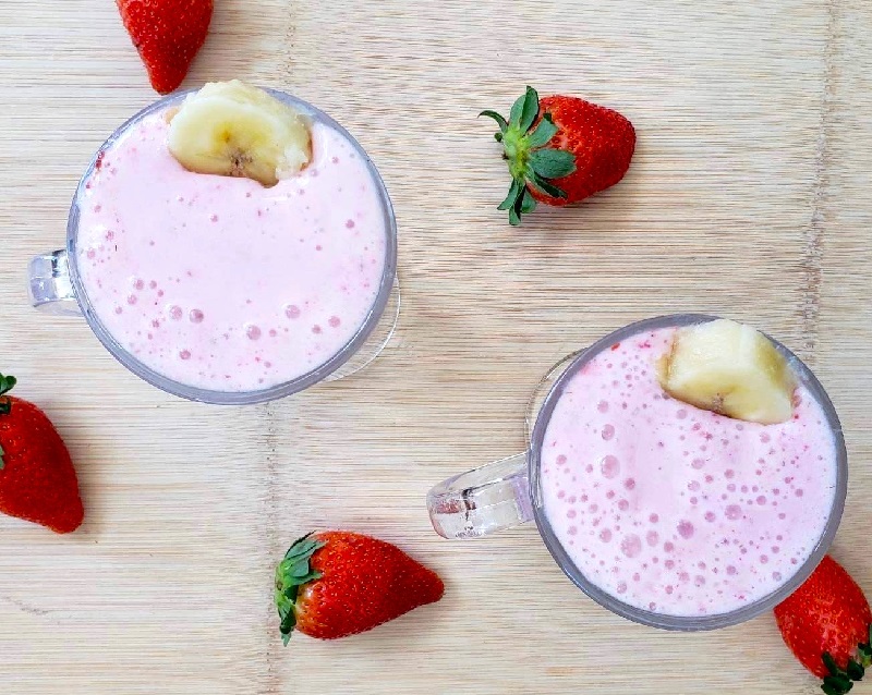 Strawberry Banana Smoothie Recipe The Leaf