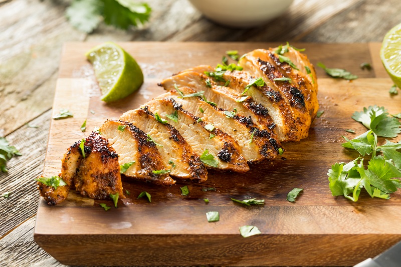 grilled chicken breast for summer meal prep