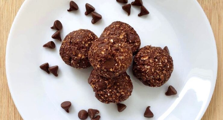 Double Chocolate Cookie Dough Balls