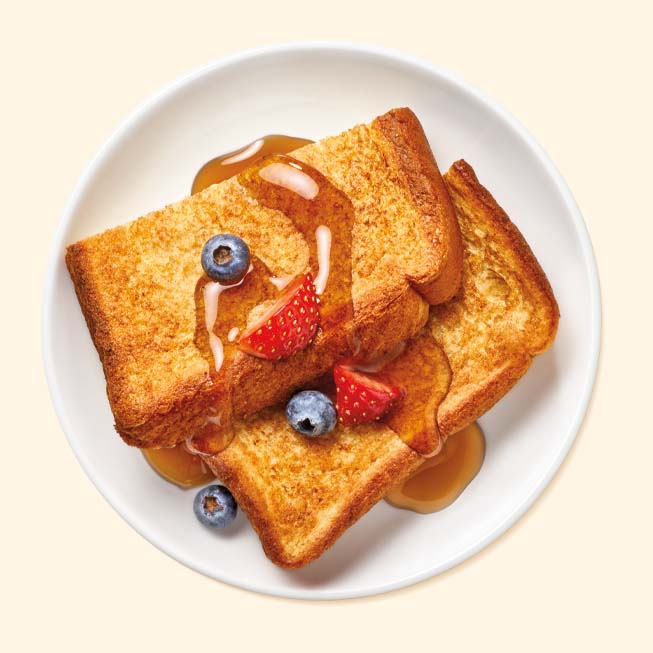 Nutrisystem Frozen French Toast with maple syrup and berries