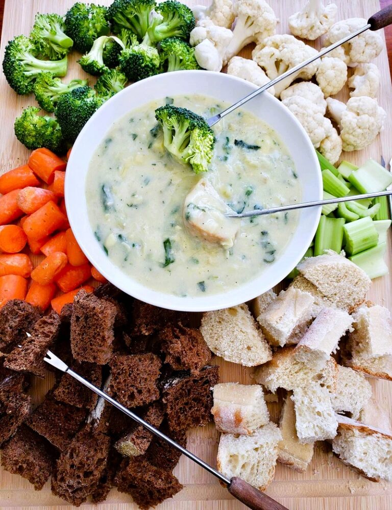 Spinach Artichoke Fondue Recipe The Leaf