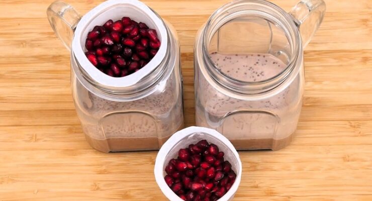 Chocolate Chia Seed Protein Pudding