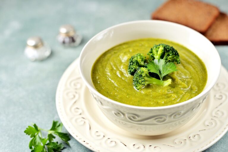 Broccoli Cauliflower Soup Recipe The Leaf