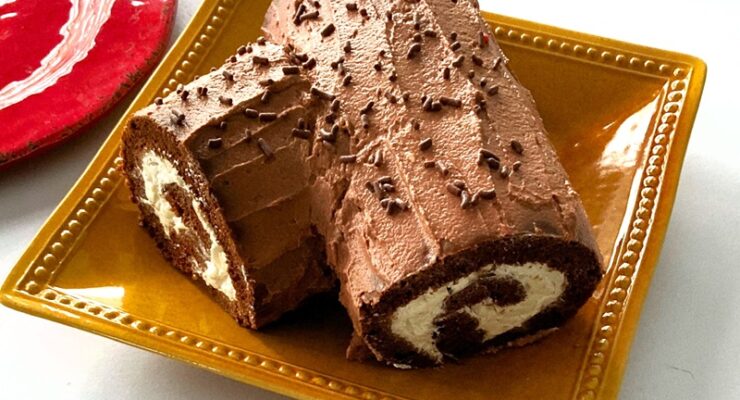 Yule Log Cake