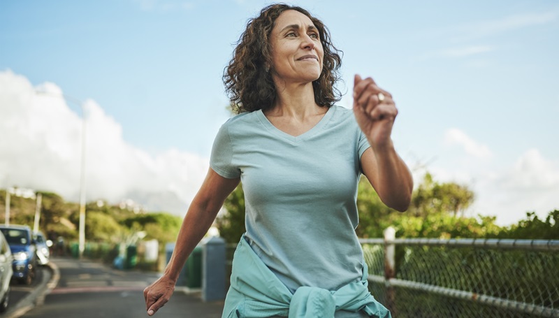 woman walking