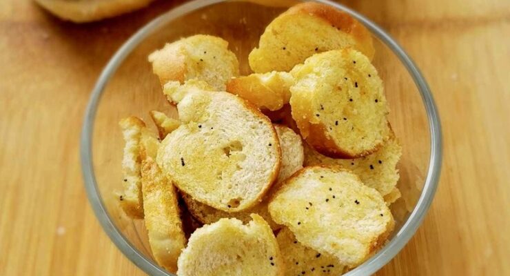 Air Fryer Bagel Chips