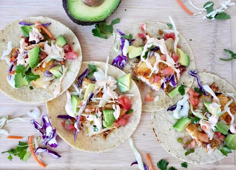 Is Flounder Good For Fish Tacos Flounder Fish Tacos | The Leaf