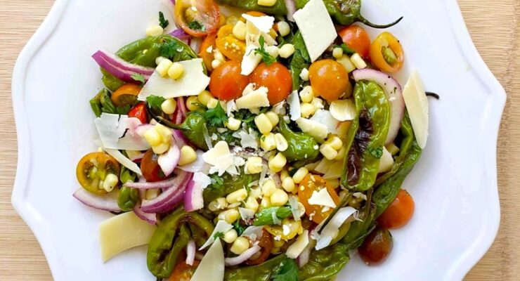 Shishito Corn Salad