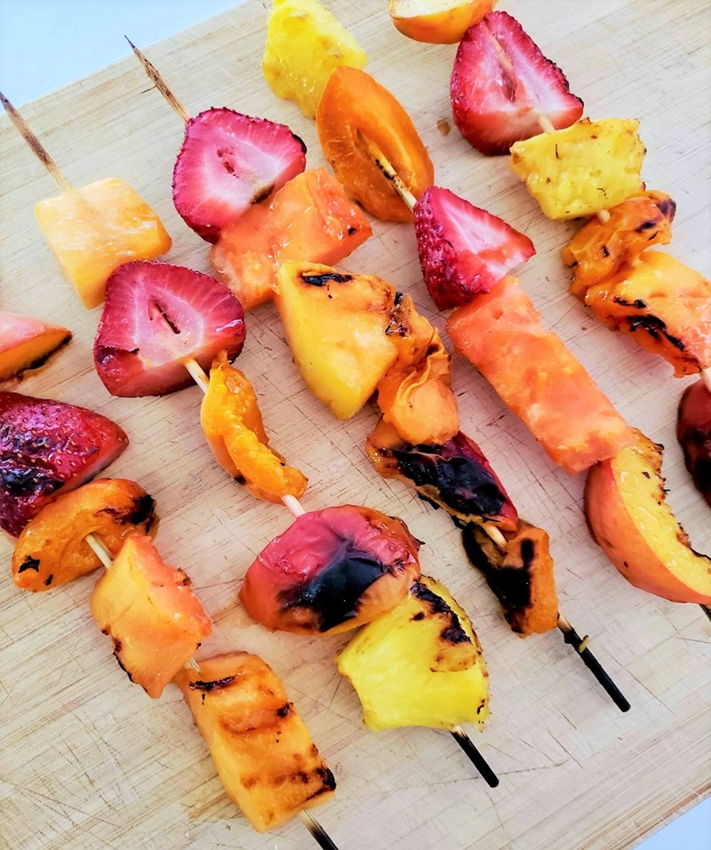 Grilled Fruit Kabobs