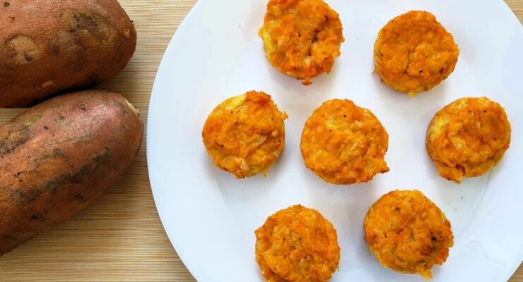 Cheesy Sweet Potato Bites Appetizer​