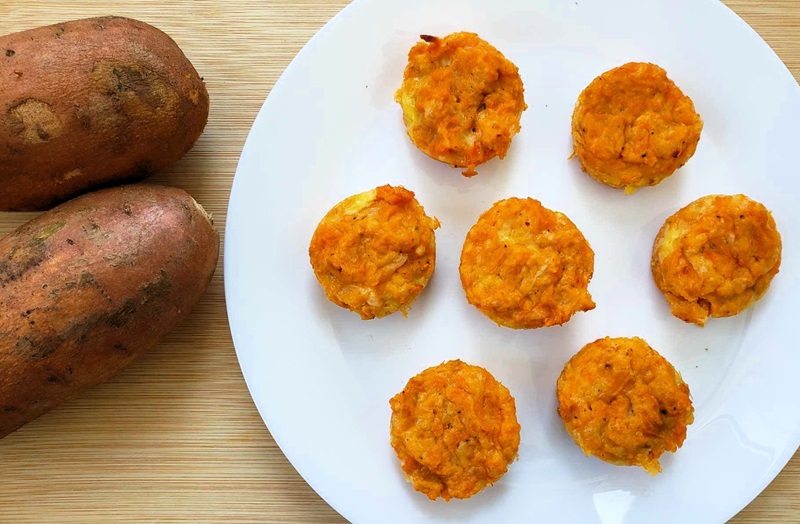 Cheesy Sweet Potato Bites Appetizer​