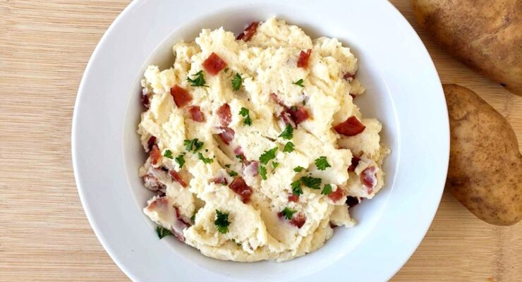 Carbonara Mashed Potatoes