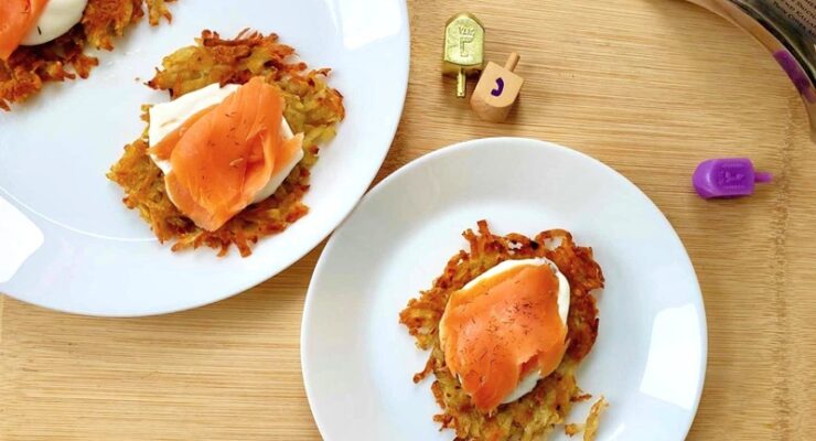 Smoked Salmon Latkes