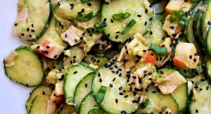 California Roll Cucumber Salad