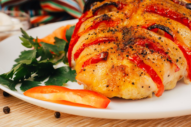 Cajun Hasselback Chicken