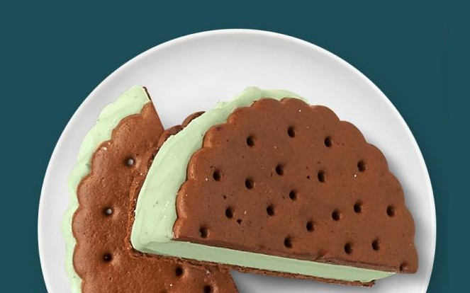 mint ice cream sandwich