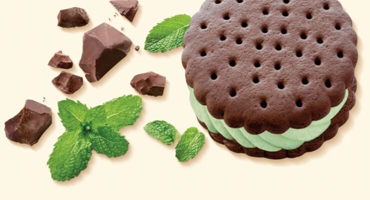 mint ice cream sandwich