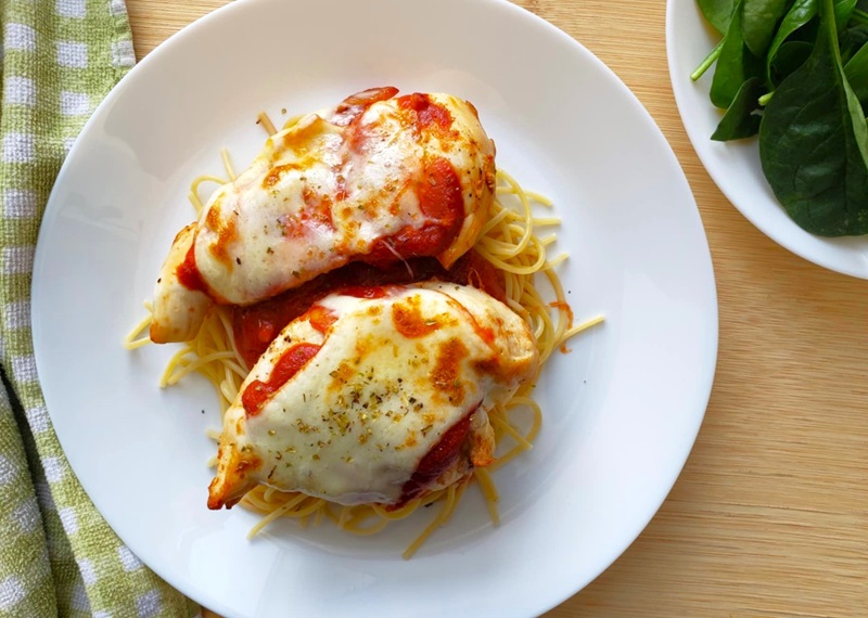 Grilled Chicken Parmesan