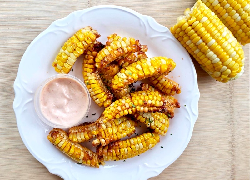 Grilled Corn Ribs