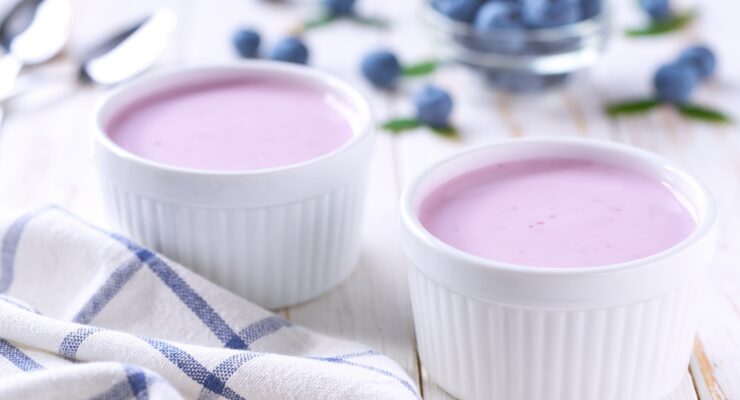 whipped cottage cheese dessert recipe with blueberries