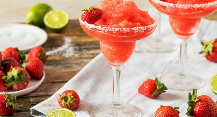 Strawberry Margarita Mocktail